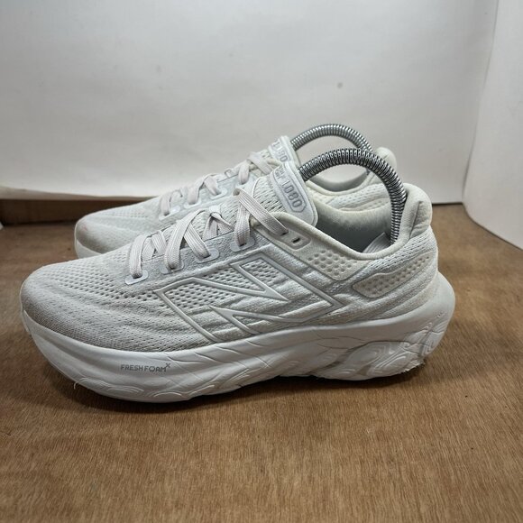 New Balance FF X 1080 V13 Women Size 8 W1080W13 White Running Shoes Sneakers - Picture 4 of 11